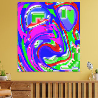 Toile The Artist and His Flashes of Creativity