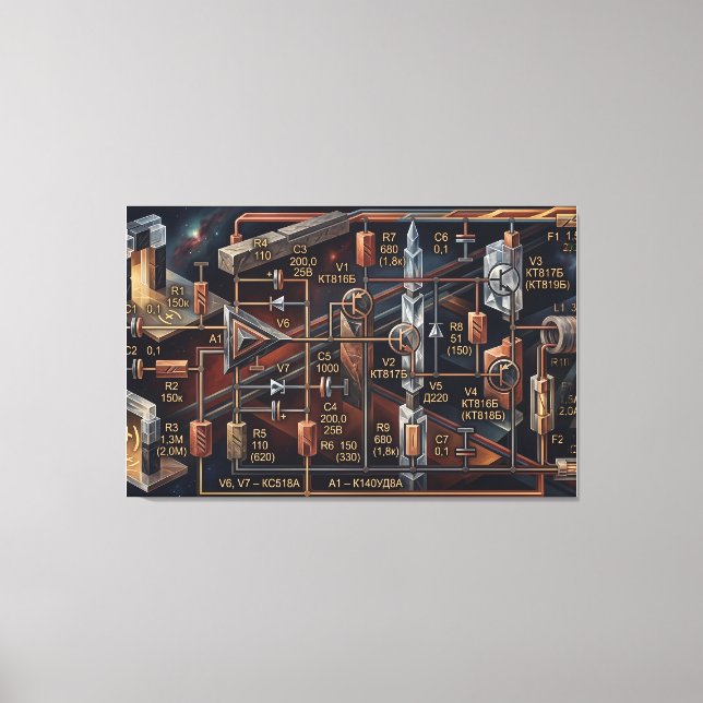 Toile The Astral Blueprint (Recto)