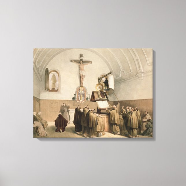 Toile The Bell Ringers at the Oratory of the Capucines, (Recto)