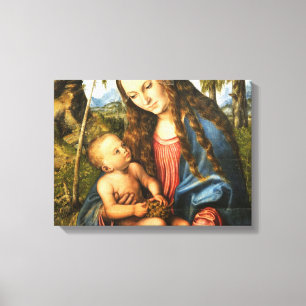 Toile The Blessed Mother Mary Holding