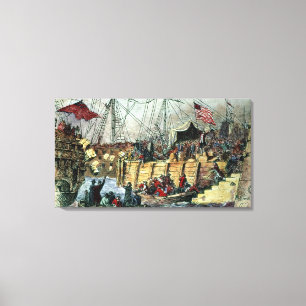 Toile The Boston Tea Party, 16 décembre 1773