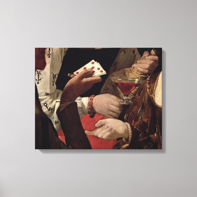 Toile The Cheat with the Ace of Diamonds (Recto)