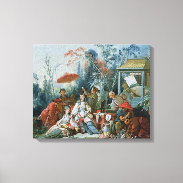 Toile The Chinese Garden, vers 1742 (Recto)