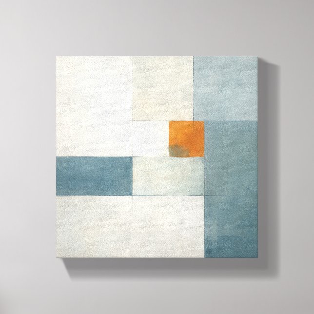 Toile The Dawn of Meaning - Silent Blue City (Recto)