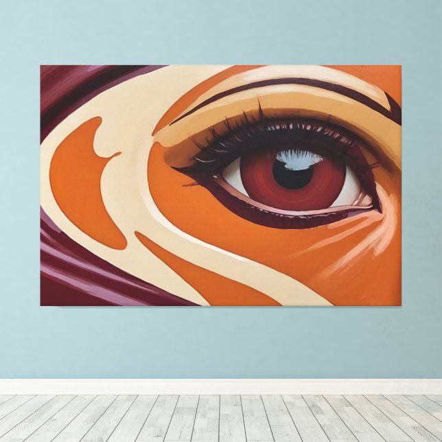 Toile The eye (Insitu (Plancher de Bois))