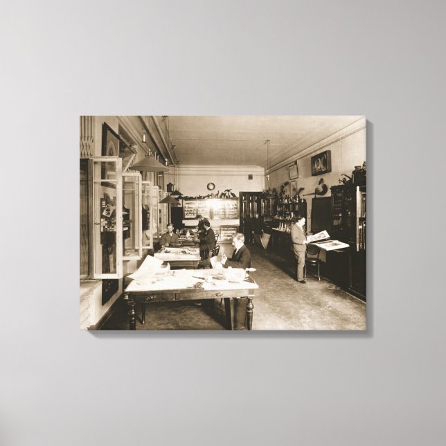 Toile The Faberge Atelier (b/w photo) (Recto)