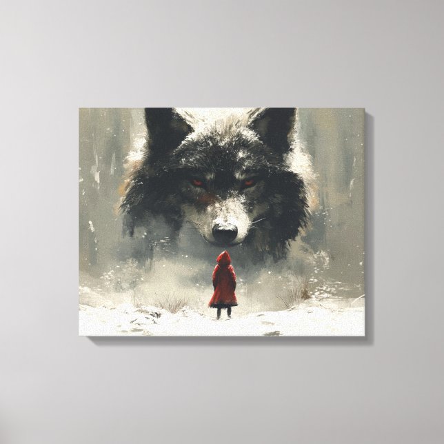 Toile the final batlle of little redhood  (Recto)