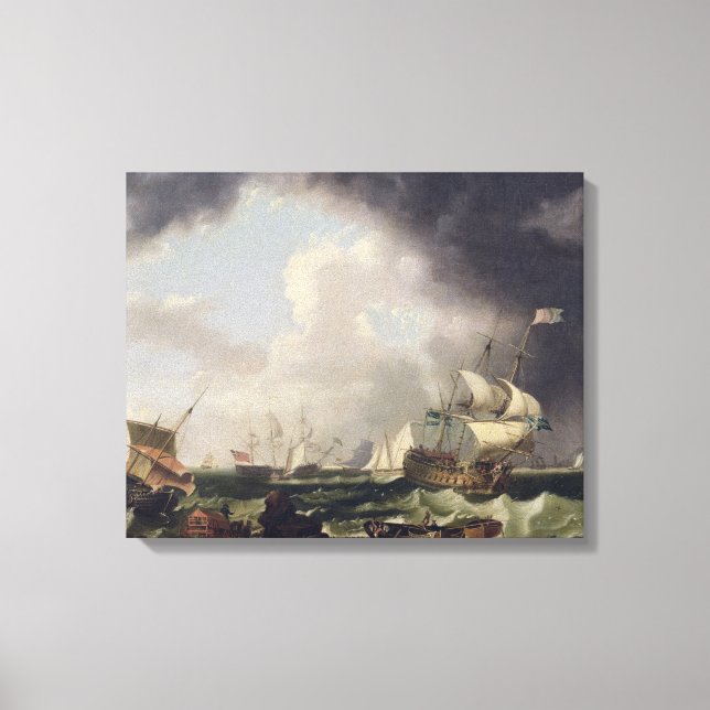 Toile The Fishery, c.1764 (Recto)