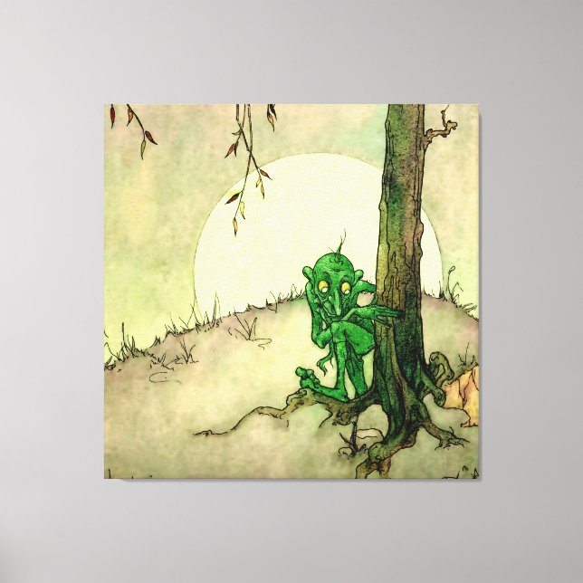 Toile "The Gnome" de Marjorie Miller (Recto)