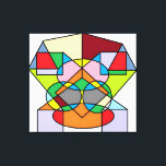 Toile The Guardian - Etude No. 5: Symmetry of Protection<br><div class="desc">Discover the grounding presence of 'The Guardian - Etude No. 5'. This compelling work of sacred geometry utilizes perfect symmetry and a vibrant, diverse color palette to evoke a sense of watchful protection and inner balance. Its totem-like structure and harmonious intersection of circles and polygons make it a spiritual sentinel...</div>