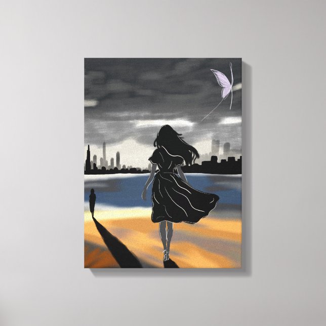 Toile The Horizon I B – Journey to Growth (Recto)