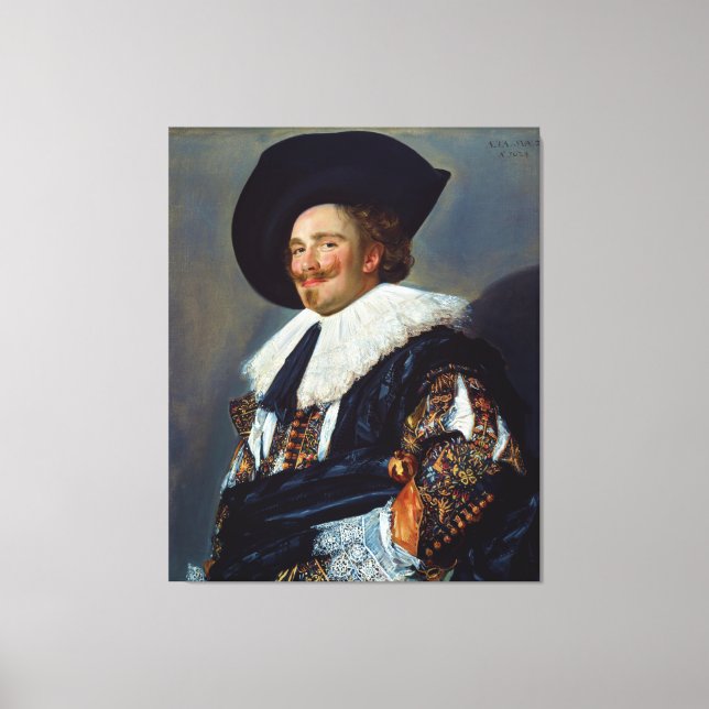 Toile The Laughing Cavalier de Frans Hals (1624) (Recto)