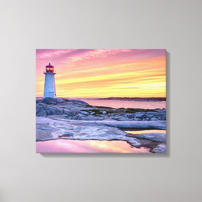 Toile The Light Keeper | Peggy's Cove (Recto)