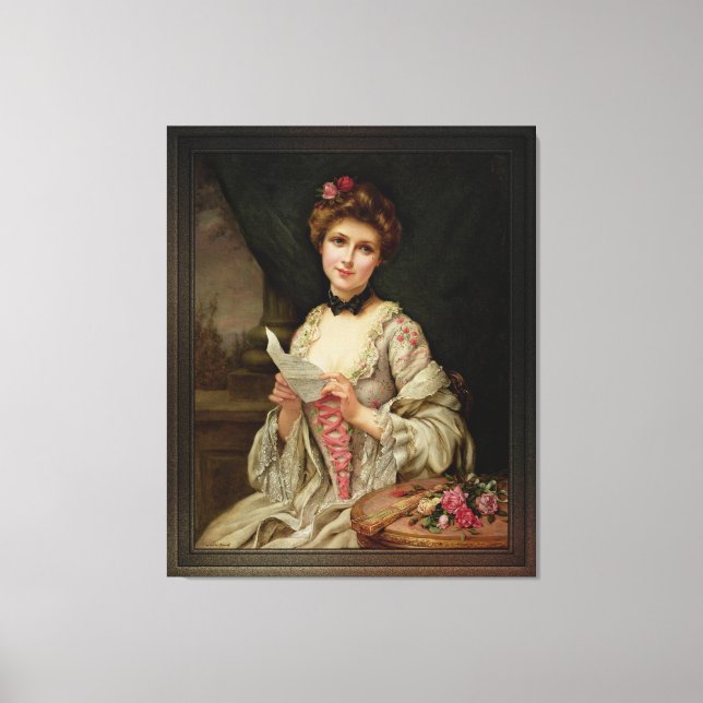 Toile The Love Letter par François Martin-Kavel (Recto)