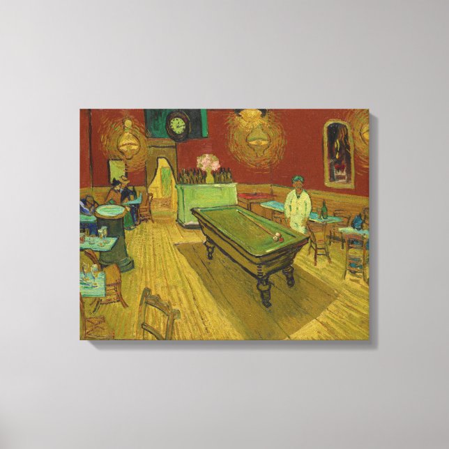 Toile The Night Café par Vincent van Gogh (1888) (Recto)