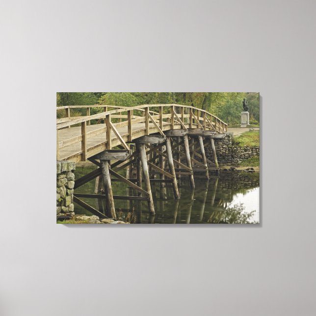 Toile The Old North Bridge, Minute Man National (Recto)