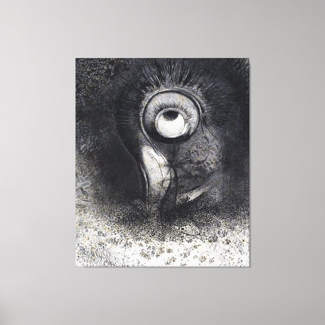 Toile The Origins drawing by Odilon Redon (Recto)