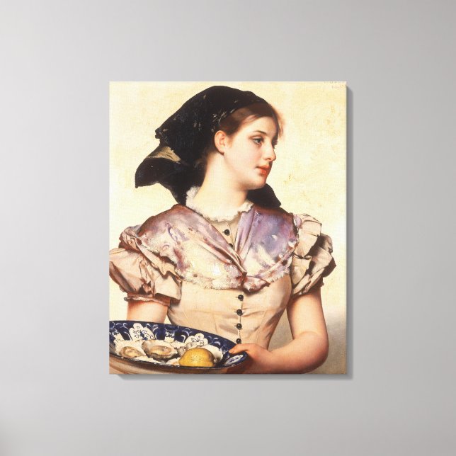 Toile The Oyster Girl (par Karl Gussow) (Recto)