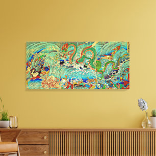 Toile The Palace of the Dragon par Utagawa Kuniyoshi