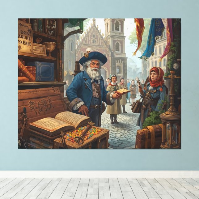 Toile The Scholar’s Market (Insitu (Plancher de Bois))