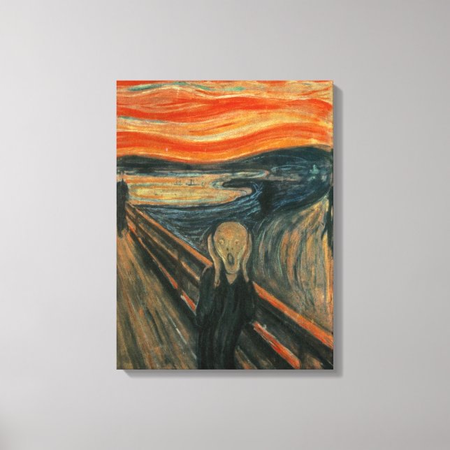 Toile The Scream - Edvard Munch (Recto)