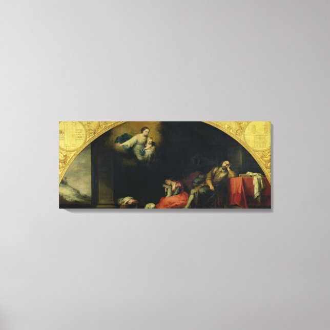 Toile The Story of the Foundation of Santa Maria Maggior (Recto)