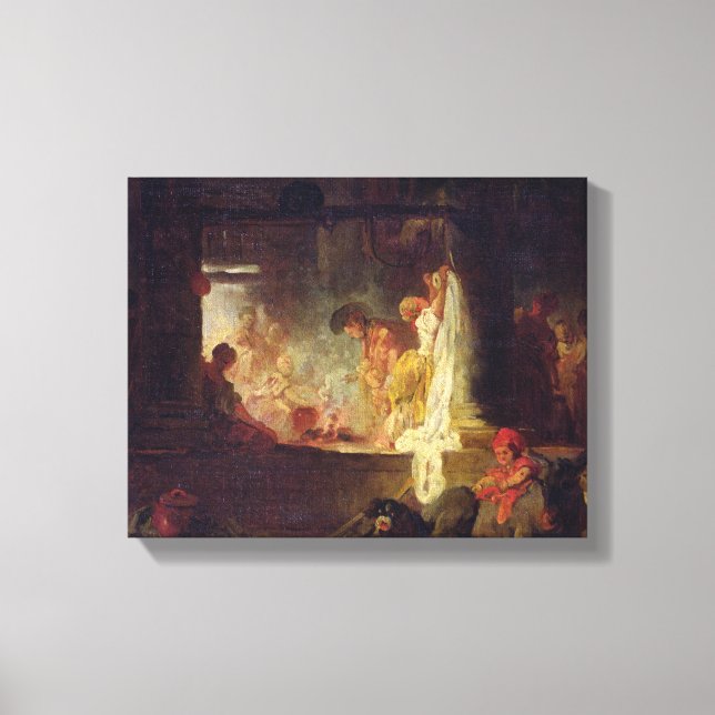 Toile The Washerwomen, c.1759 (Recto)