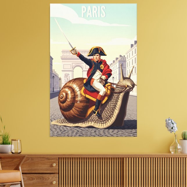 Toile Thème Napoléon Voyage WPA Français (Insitu(Salon))