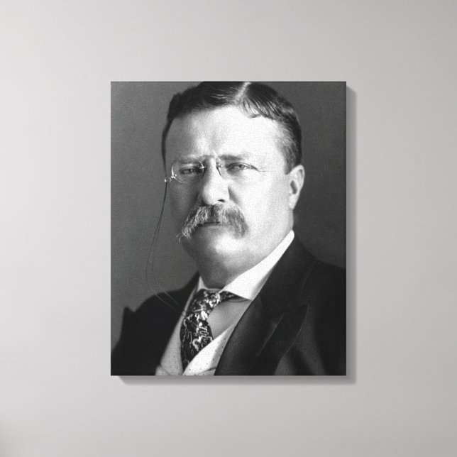 Toile Théodore Roosevelt Teddy Président Républicain (Recto)