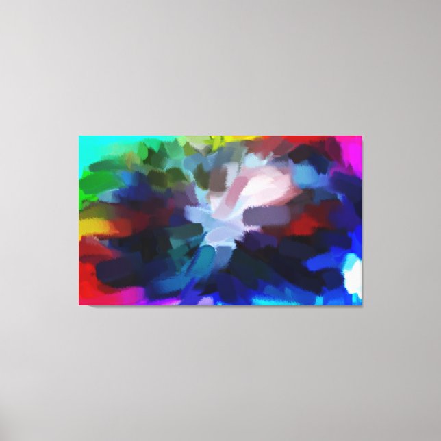 Toile Théorie abstraite | Abstract art 3 (Recto)