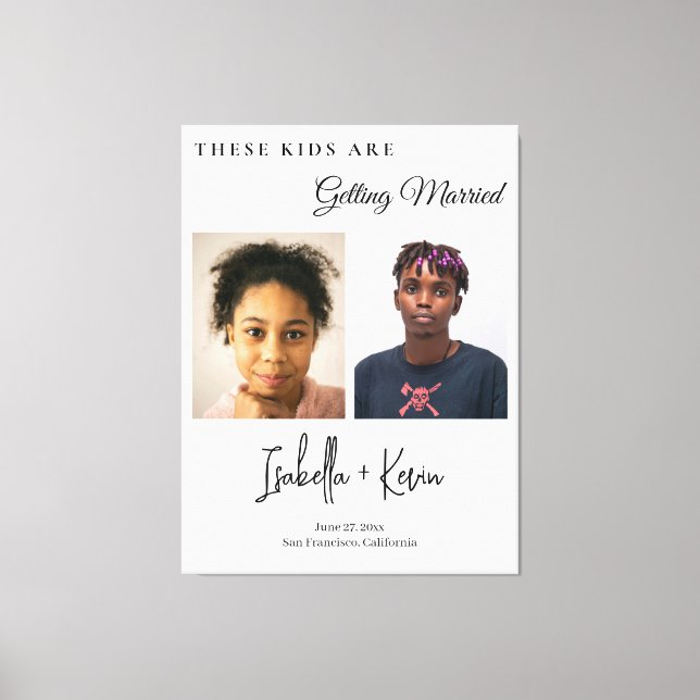 Toile These Kids Are Getting Married Rehearsal Dinner (Recto)