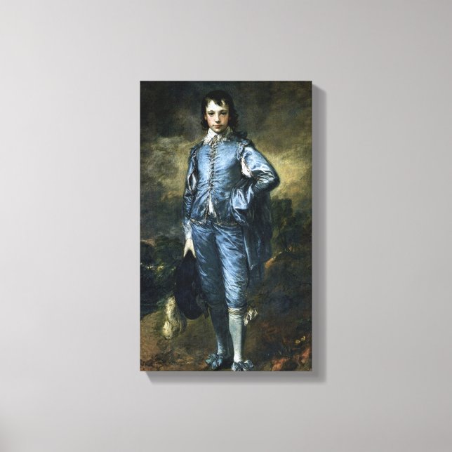 Toile Thomas Gainsborough - Garçon en bleu (Recto)
