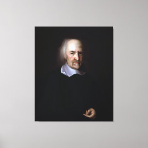 Toile Thomas Hobbes par John Michael Wright