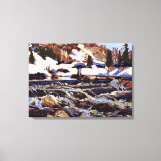 Toile Thomson - Les Rapids, peinture d'art