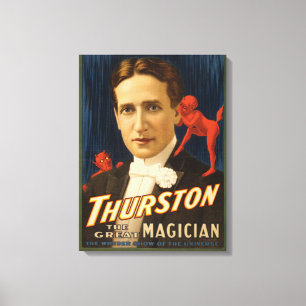 Toile Thurston, Diable lui racontant des secrets Magie