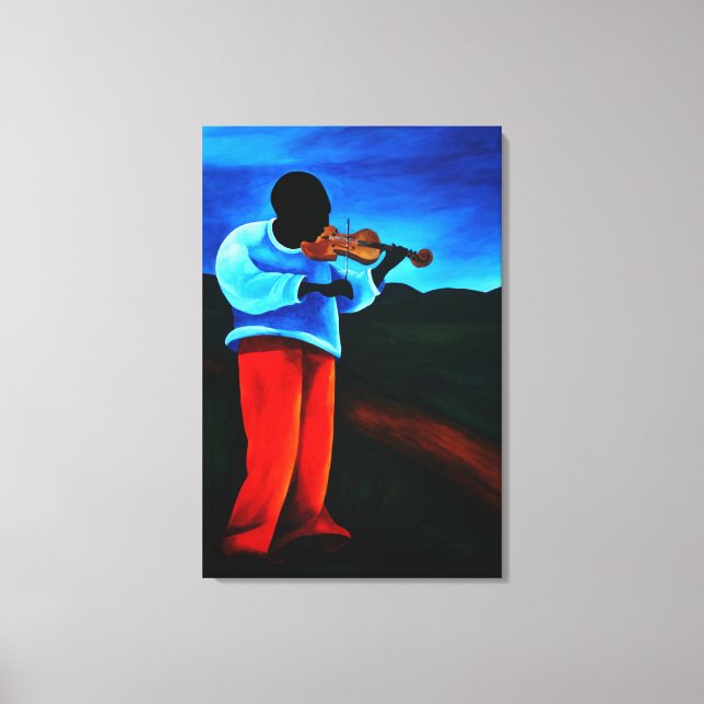 Toile Ti-Jean le violoniste 2008 (Recto)