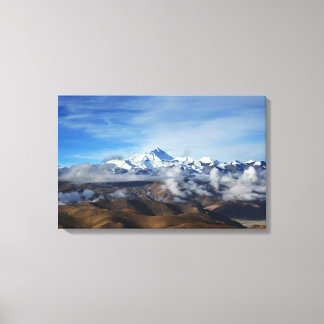Toile Tibet Qomolangma Mt Everest Chine Photo de voyage