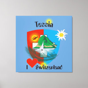 Toile Ticino Suisse Svizzera Svizra Leinwand