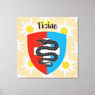 Toile Ticino Suisse Svizzera Svizra Leinwand