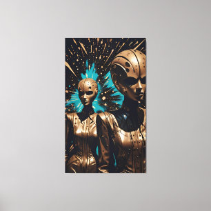 Toile Tiffany Twisted Twins - Ken Gage Surreal Art