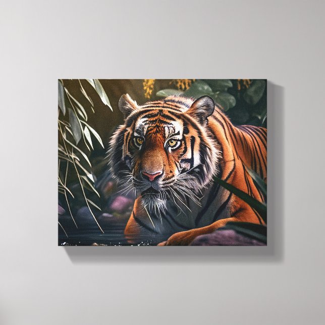 Toile Tiger Canvas - Jungle (Recto)