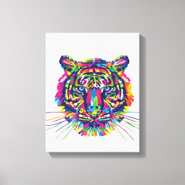 Toile Tiger | Zazzle_Growshop. (Recto)