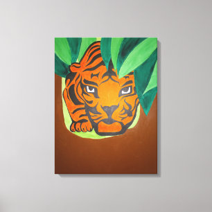 Toile Tiger's Eye Canvas Print