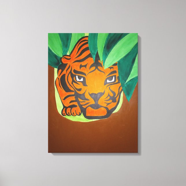 Toile Tiger's Eye Canvas Print (Recto)