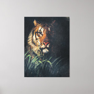Toile Tiger's Head, peinture d'art,