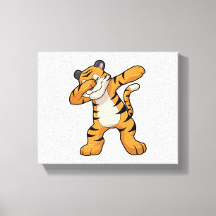 Toile Tigre à Hip hop Dance Dab