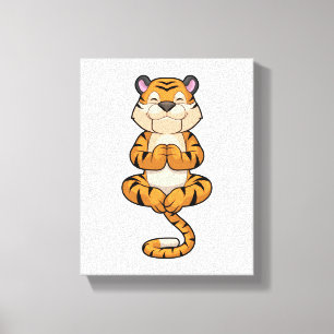 Toile Tigre au Yoga Fitness