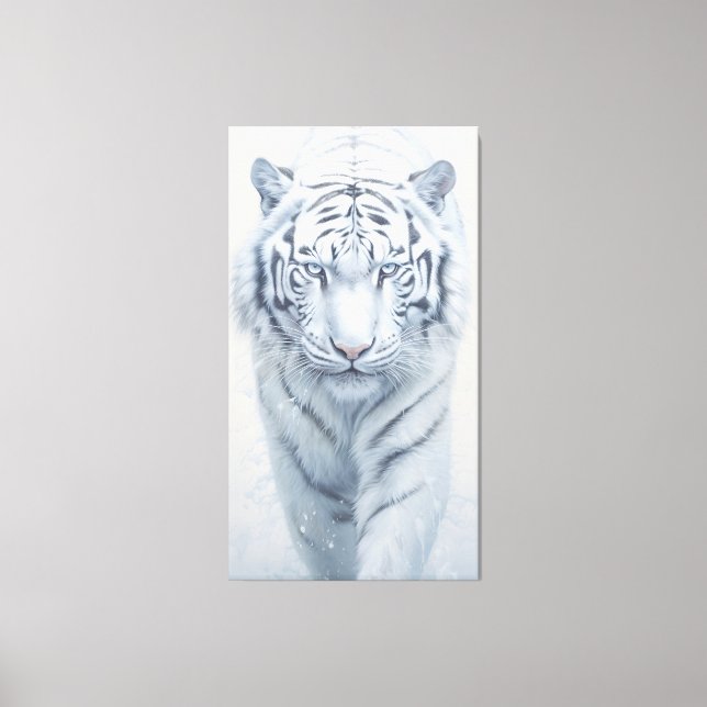 Toile Tigre blanc (Recto)