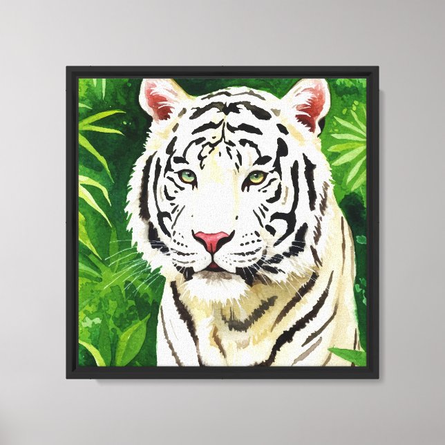 Toile Tigre blanc (Recto)