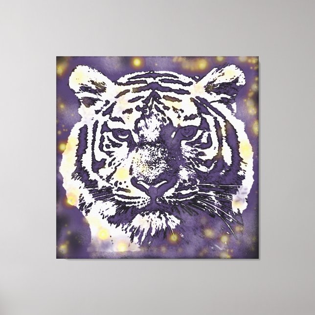 Toile Tigre cosmique (Recto)